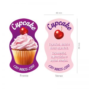 Cartão de Visita Cupcake