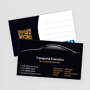 Cartão de Visita Transporte Executivo