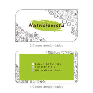 Cartão de Visita Nutricionista