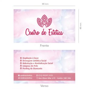 Cartão de Visita Centro de Estética