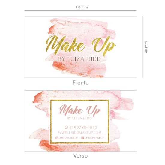 Cartão de visita Make Up