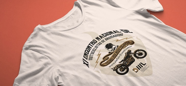 Logo Encontro de Motociclistas de Brumadinho