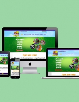 Website Espaço Raro Festas