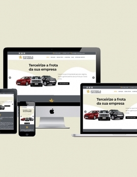 Website Estrela Locadora de Veículos