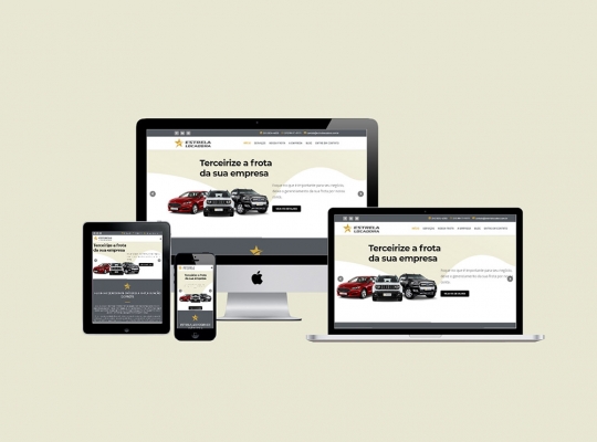 Website Estrela Locadora de Veículos