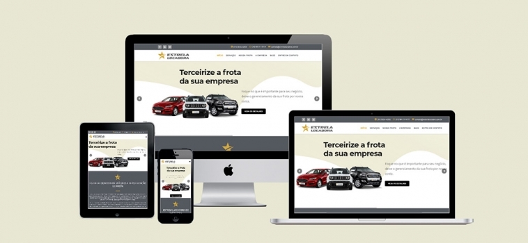 Website Estrela Locadora de Veículos