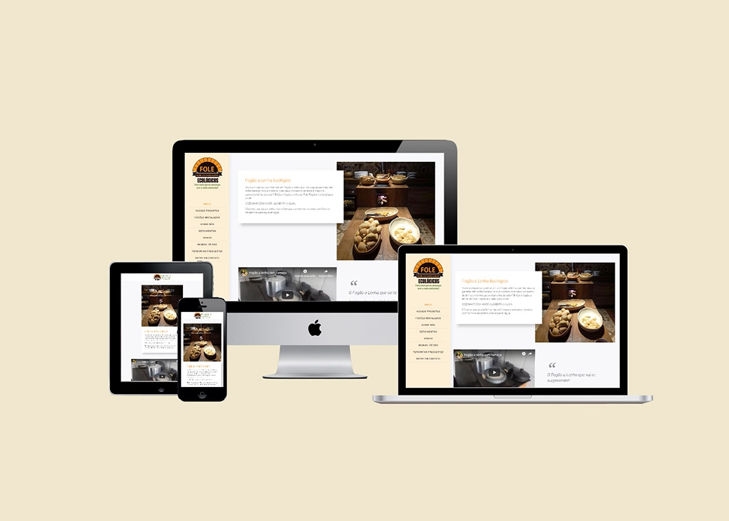 Website Fogão a Lenha Ecológico
