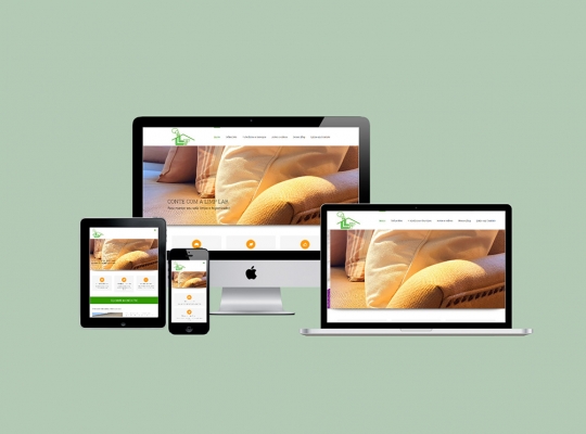 Website Limplar Limpeza de Estofados