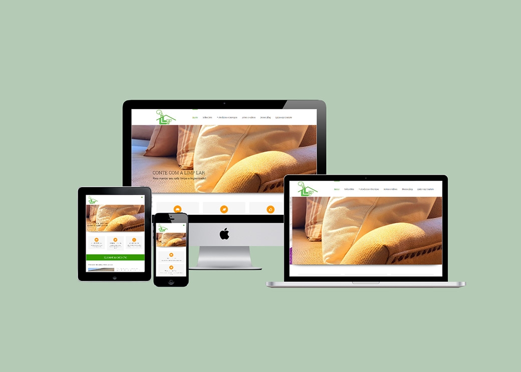 Website Limplar Limpeza de Estafados